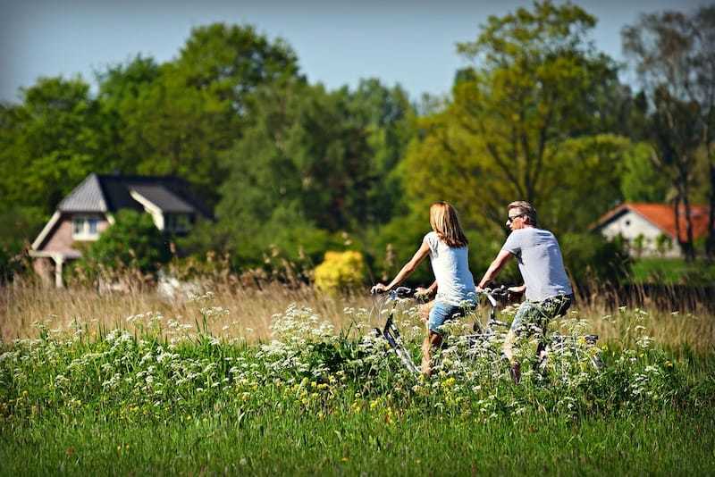 Radfahrens im Erwachsenenalter